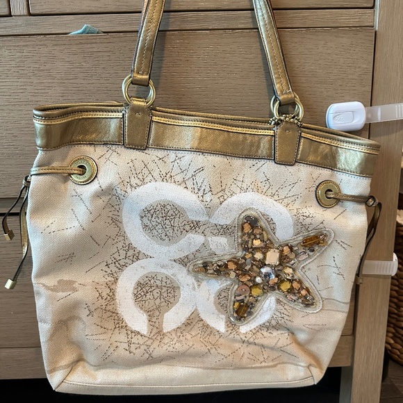 Coach Rhinestone Tote - Picture 1 of 4
